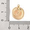 Brass Pendants With Clear Cubic Zirconia KK-S403-05G-3