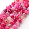Natural Striped Agate/Banded Agate Beads Strands G-D845-01C-10mm-1