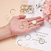 Craftdady 64Pcs 8 Styles 304 Stainless Steel Linking Ring STAS-CD0001-19-5