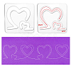 Acrylic Earring Handwork Template TOOL-WH0152-013-5