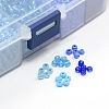 1 Box Blue 6/0 Glass Seed Beads SEED-X0024-B-3