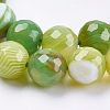 Natural Striped Agate/Banded Agate Beads Strands G-P364-22-8mm-3