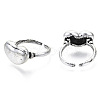 (Jewelry Parties Factory Sale)Zinc Alloy Cuff Finger Rings RJEW-N029-025-2
