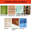 CREATCABIN Acrylic Mirror Wall Stickers Decal DIY-CN0001-13A-Q-6