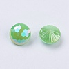 AB Color Acrylic Cone 1-Hole Sewing Buttons Scrapbooking Button X-BUTT-A005-18L-11-2