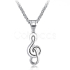 Stainless Steel Pendant Necklace PW-WG43975-01-1