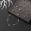 Natural Pearls Beaded Chain Necklace NJEW-JN04345-2