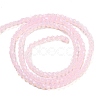 Baking Painted Transparent Glass Beads Strands DGLA-F029-J2mm-08-3