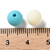 Rubberized Style Imitated Silicone Acrylic Beads MACR-D029-01M-3