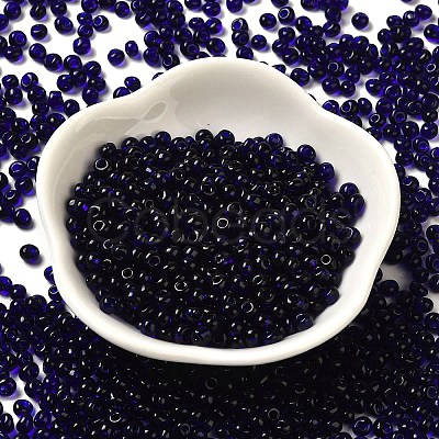 Transparent Colours Glass Seed Beads SEED-P006-02A-11-1