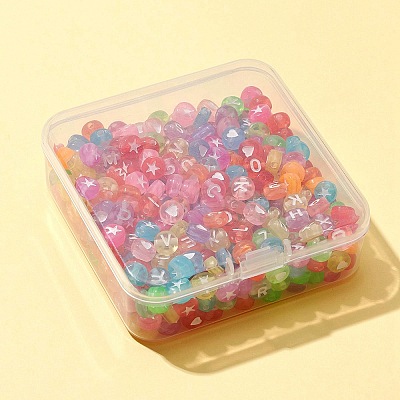 50G Transparent Acrylic Beads TACR-FS0001-26-1