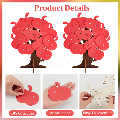 Olycraft DIY 3D Tree Kids Paintings DIY-OC0010-73-1