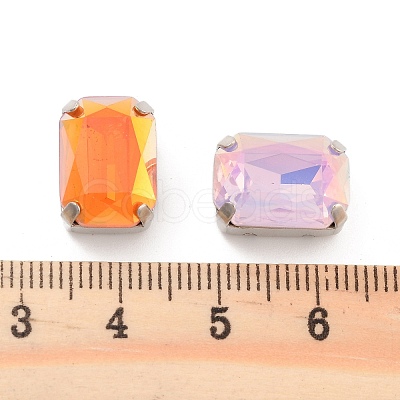 Rectangle Opal Sew On Rhinestones RGLA-G024-01B-P-1