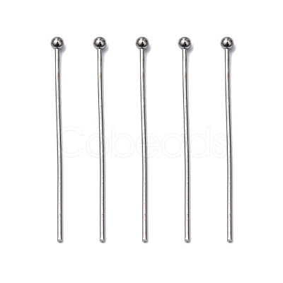 Tarnish Resistant 304 Stainless Steel Ball Head pins STAS-L153-03-1