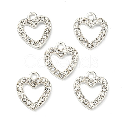 Alloy Rhinestone Charms X-ALRI-Q065-78S-1