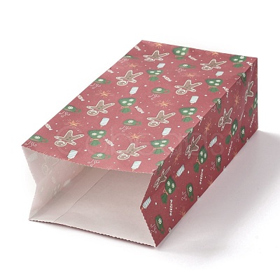 Christmas Theme Rectangle Paper Bags CARB-G006-01E-1