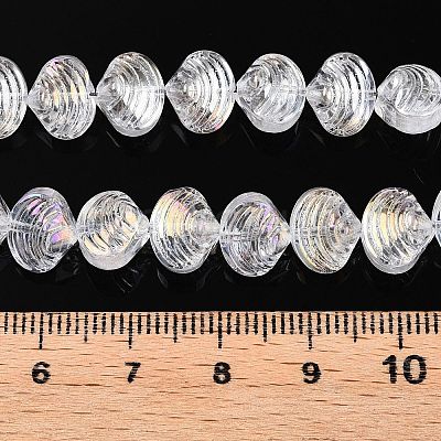 Electroplate Glass Beads Strands EGLA-T021-11A-1