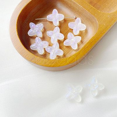 10Pcs Transparent Acrylic Beads PW-WGF8A78-08-1