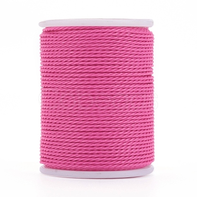 Round Waxed Polyester Cord X-YC-G006-01-1.0mm-19-1