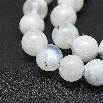 Natural Rainbow Moonstone Beads Strands G-I249-B04-02-1