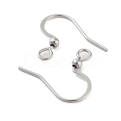 Tarnish Resistant 316 Surgical Stainless Steel Earring Hooks STAS-P220-13P-1