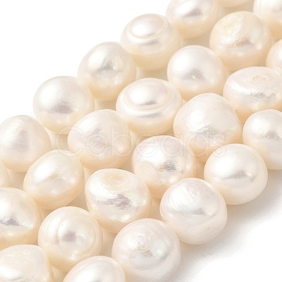 Natural Cultured Freshwater Pearl Beads Strands PEAR-A006-11F-1