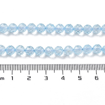 Natural Topaz Crystal Beads Strands G-P514-A02-04-1