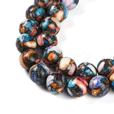 Natural Howlite Beads Strands G-Q017-C03-03-1