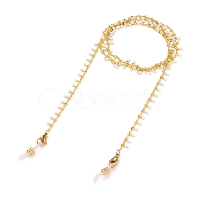 Brass Enamel Eyeglasses Chains AJEW-EH00241-05-1