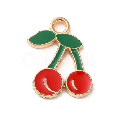 Alloy Enamel Pendants ENAM-E064-25KCG-09-1