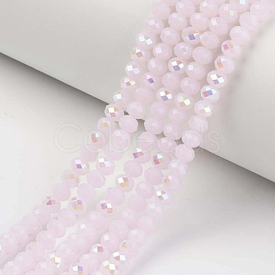 Electroplate Glass Beads Strands EGLA-A034-J4mm-L05-1