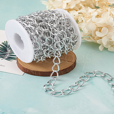 Decorative Chain Aluminium Twisted Chains Curb Chains CHA-TA0001-07S-1