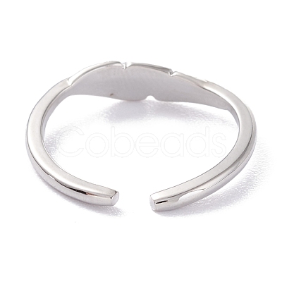 Brass Cuff Rings RJEW-P020-02P-1