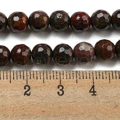 Natural Brecciated Jasper Beads Strands G-E571-A04-01-1