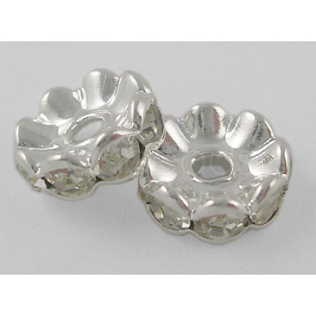 Middle East Rhinestone Spacer Beads X-RSB030NF-01-1