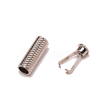 Zinc Alloy Cord Ends FIND-WH0091-67P-1