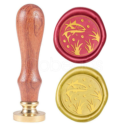 Wax Seal Stamp Set AJEW-WH0131-452-1