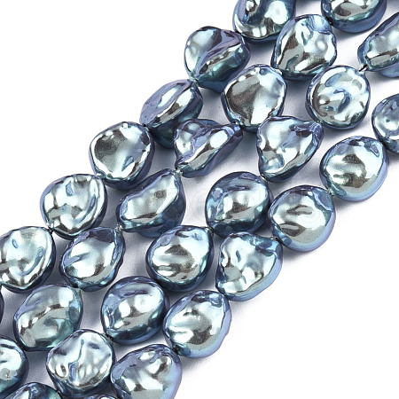 ABS Plastic Imitation Pearl Beads Strands KY-N015-15-A02-1