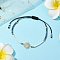 Glass Seed Braided Beaded Bracelets for Women, Sun, Inner Diameter: 1-3/4~3-1/8 inch(4.5~8cm)