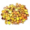 Glitter Glass Mosaic Tiles, Irregular Shape Mosaic Tiles, for DIY Mosaic Art Crafts, Picture Frames and More, Gold, 10mm, about 160pcs/set