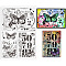 Custom PVC Plastic Clear Stamps, for DIY Scrapbooking, Photo Album Decorative, Cards Making, Butterfly, 160x110x3mm