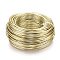 Aluminum Wire, Bendable Metal Craft Wire, Flexible Craft Wire, for Beading Jewelry Craft Making, Light Gold, 15 Gauge, 1.5mm, 100m/500g(328 Feet/500g)