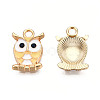 Alloy Enamel Pendants ENAM-S119-014A-1