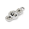 Alloy Rhinestone Pendants PALLOY-P308-02P-2