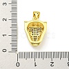 Brass Micro Pave Cubic Zirconia Pendants KK-K354-13G-G-3