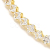 Rack Plating Brass Pave Clear Cubic Zirconia Choker Necklaces NJEW-A031-01G-2