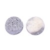 Electroplate Natural Druzy Crystal Cabochons G-L047-12mm-02-1