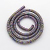 Electroplate Non-magnetic Synthetic Hematite Beads Strands G-J216F-10-2