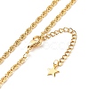 Dainty Heart & Cherry Alloy Enamel Pendant Necklaces Set for Teen Girl Women NJEW-JN03757-12
