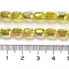 Electroplate Glass Beads Strands EGLA-D030-19B-4